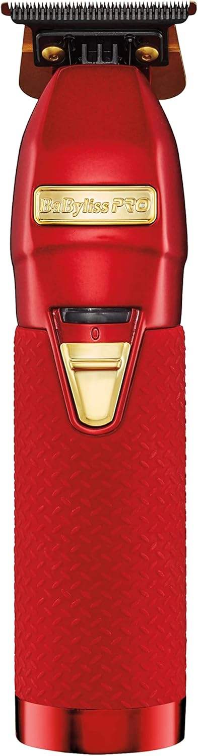 BaBylissPRO Boost FX Limited Edition Red Clipper, Trimmer & Charging Bases
