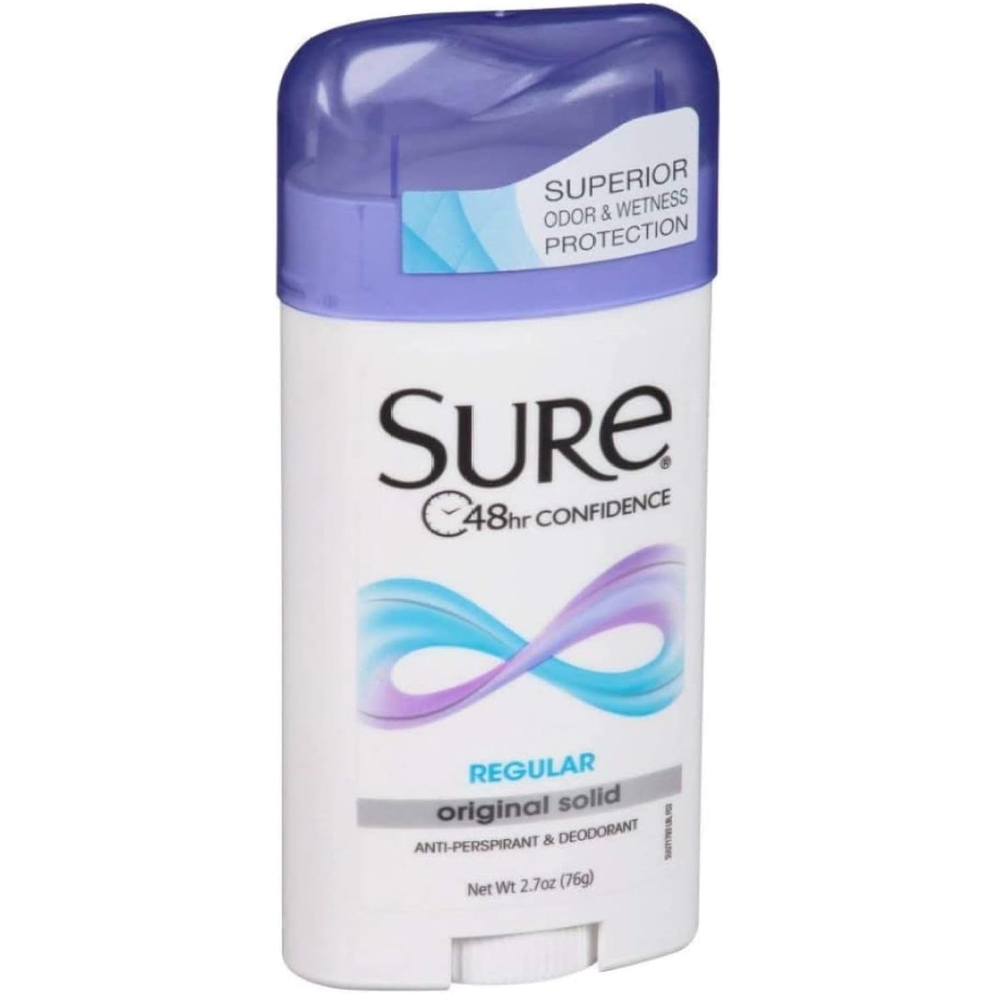 Original Solid Anti-Perspirant Deodorant - Unscented by Sure for Unisex - 2.7 oz Deodorant Stick