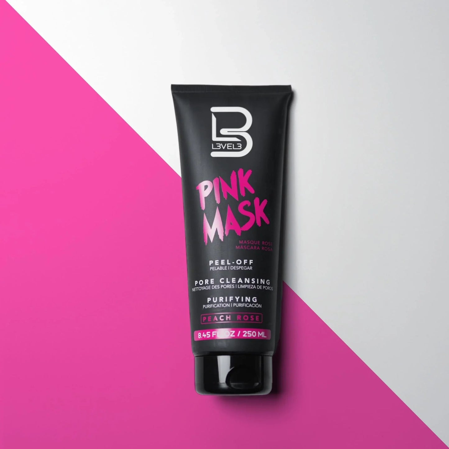L3VEL3 Pink Facial Mask 250ml / 8.45 oz
