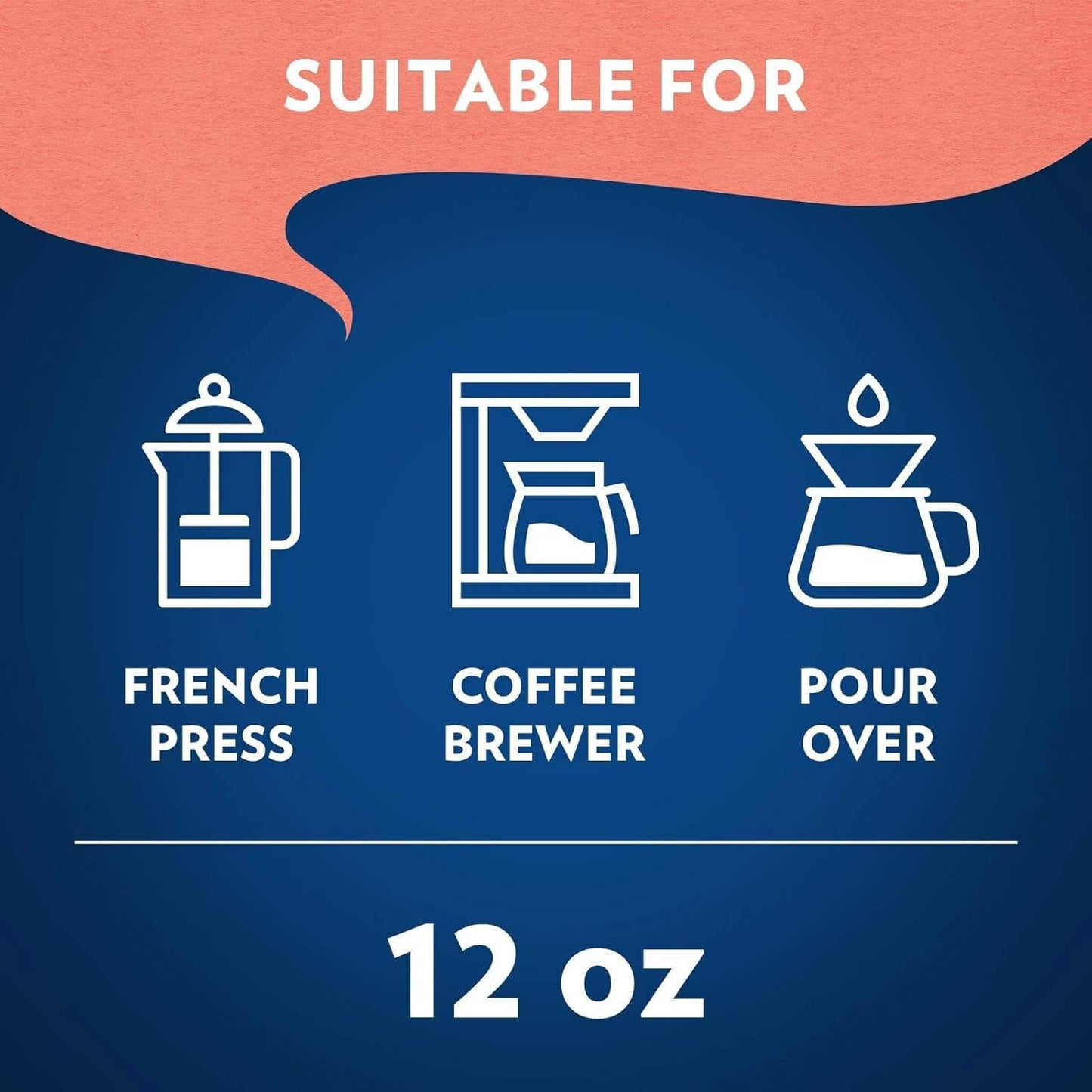 Classico Medium Roast Ground Coffee by Lavazza for Unisex - 12 oz Coffee