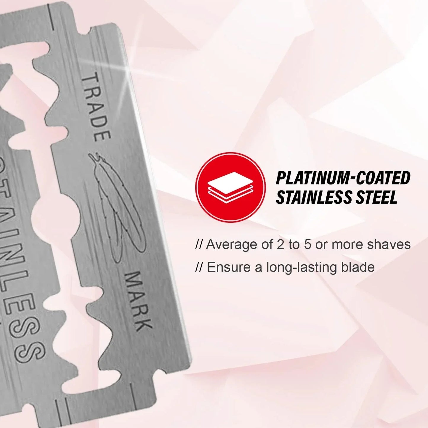 Feather Double Edge Blades, 200 Count