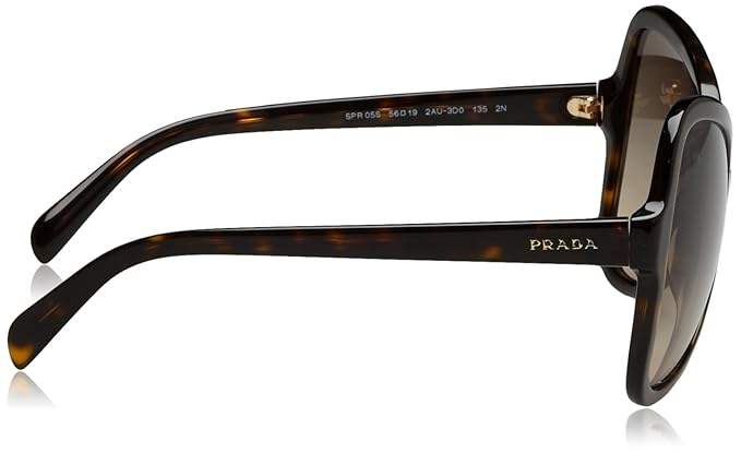 Prada SPR 05S 2AU-3D0 - Havana-Light Brown Gradient Light Grey by Prada for Women - 56-19-135 mm Sunglasses