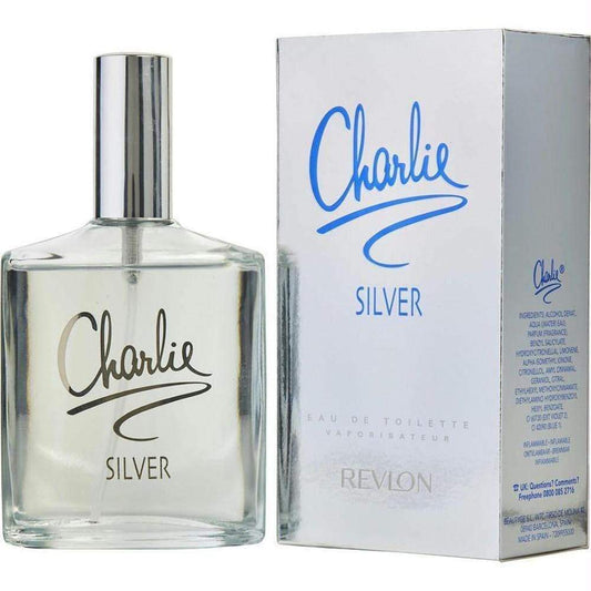 Charlie Silver by Revlon for Women - 3.4 oz EDT Spray
