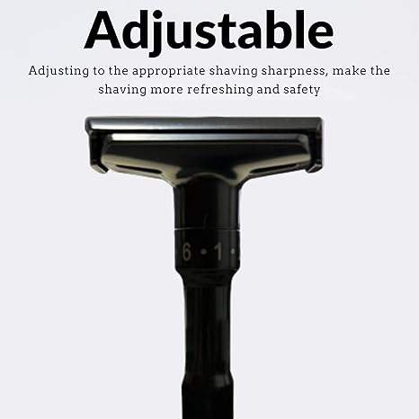 THE SHAVE FACTORY Double Edge Safety Razor Premium - Black