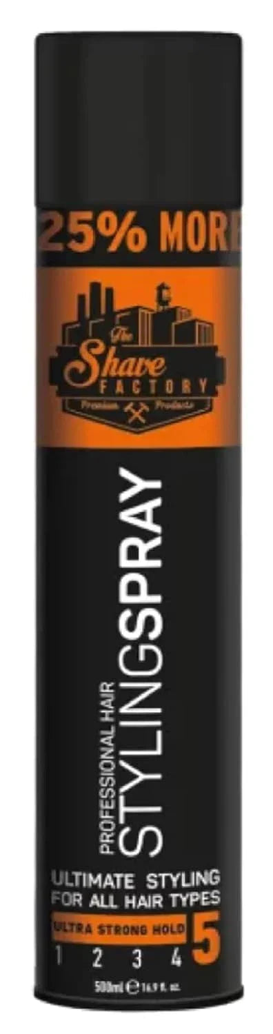 The Shave Factory Hair Styling Spray 500ml / 16.9 oz