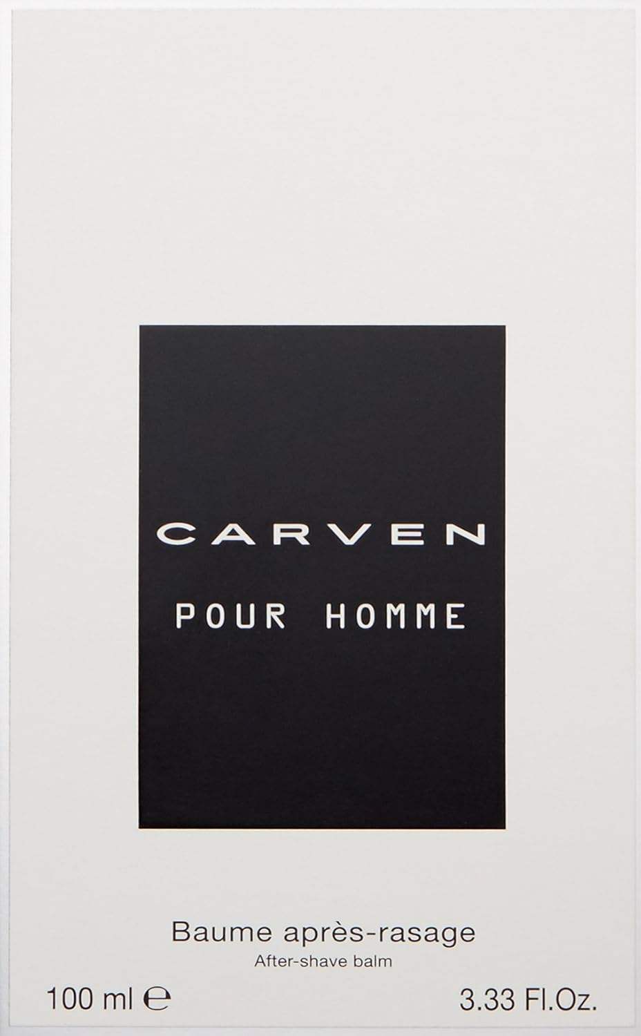 Carven Pour Homme by Carven for Men - 3.33 oz After Shave Balm