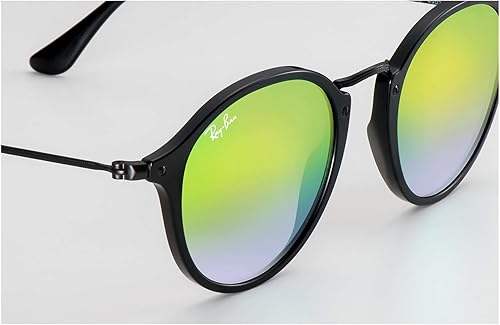 Ray Ban RB 2447 901-4J - Black-Green Gradient Flash by Ray Ban for Unisex - 49-21-145 mm Sunglasses