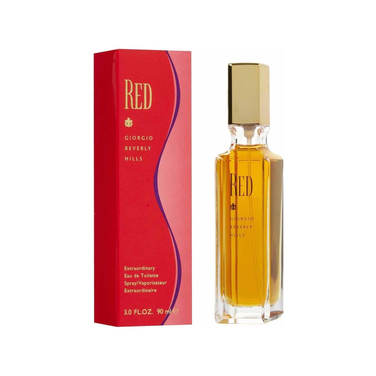 Red by Giorgio Beverly Hills for Women - 3 oz EDT Spray