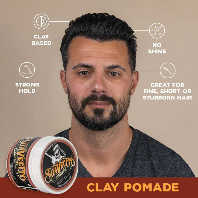 Suavecito Firme Clay Pomade 4 oz