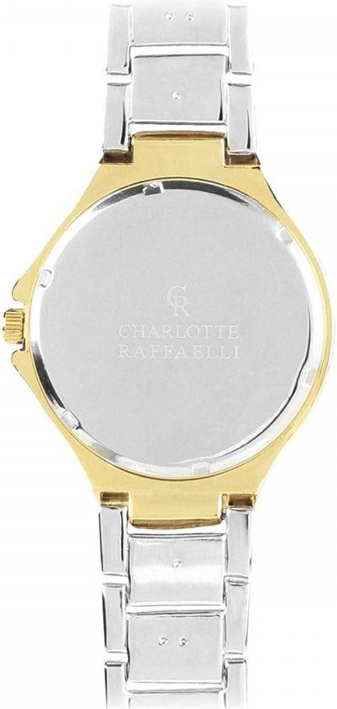 CRM003 Gold/Silver Gold Stainless Steel Bracelet Watch by Charlotte Raffaelli for Women - 1 Pc Watch