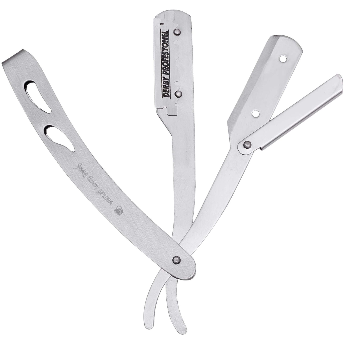 The Shave Factory Straight Edge Razor Kit (Matte / 200 Derby Premium Single Edge Razor Blades) - BarberSets