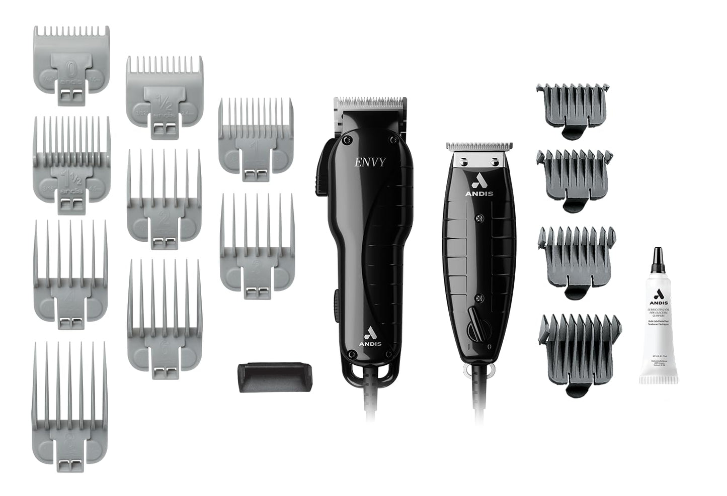Andis Professional Stylist Clipper and Trimmer Combo Kit, High Speed Whisper Quiet Magnetic Motors with Ergonomic Design
