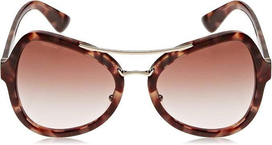 Prada SPR 18S UE0-0A6 - Spotted Brown Pink-Brown Gradient Pink by Prada for Women - 55-20-135 mm Sunglasses