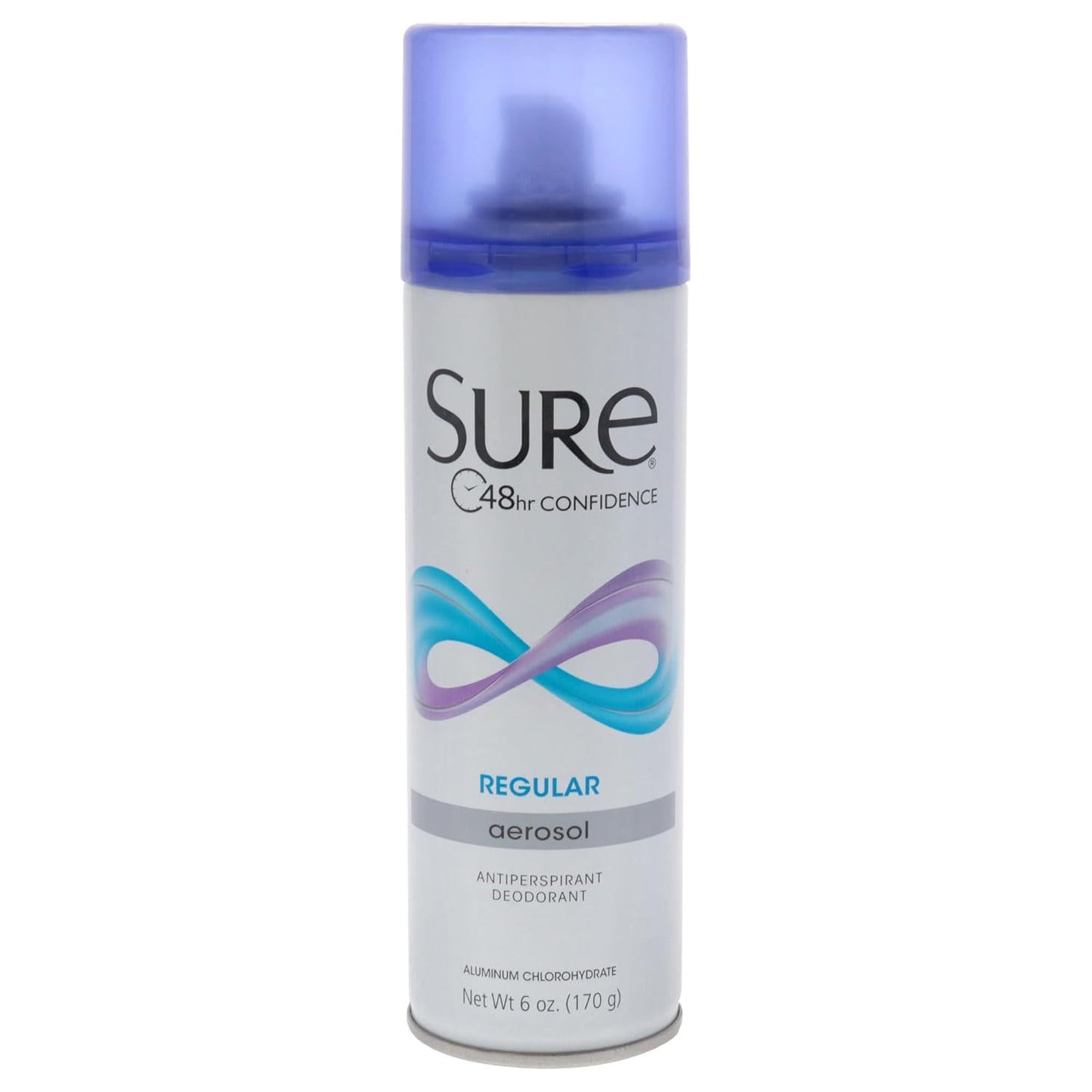 Aerosol Unscented Anti-Perspirant and Deodorant by Sure for Unisex - 6 oz Deodorant Spray - Pack of 6
