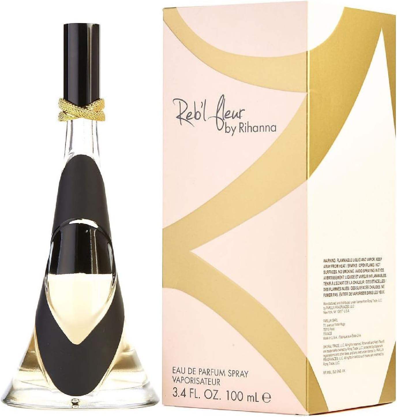 Rebl Fleur by Rihanna for Women - 2 Pc Gift Set 1.7oz EDP Spray, 3oz Body Lotion