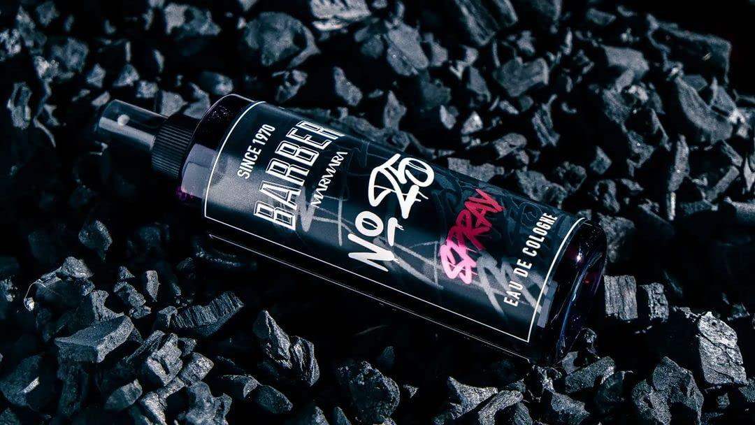 The Shave Factory Straight Edge Razor Kit (Black/Barber No25 50ml Cologne / 100 Derby Premium Single Edge Razor Blades) - BarberSets