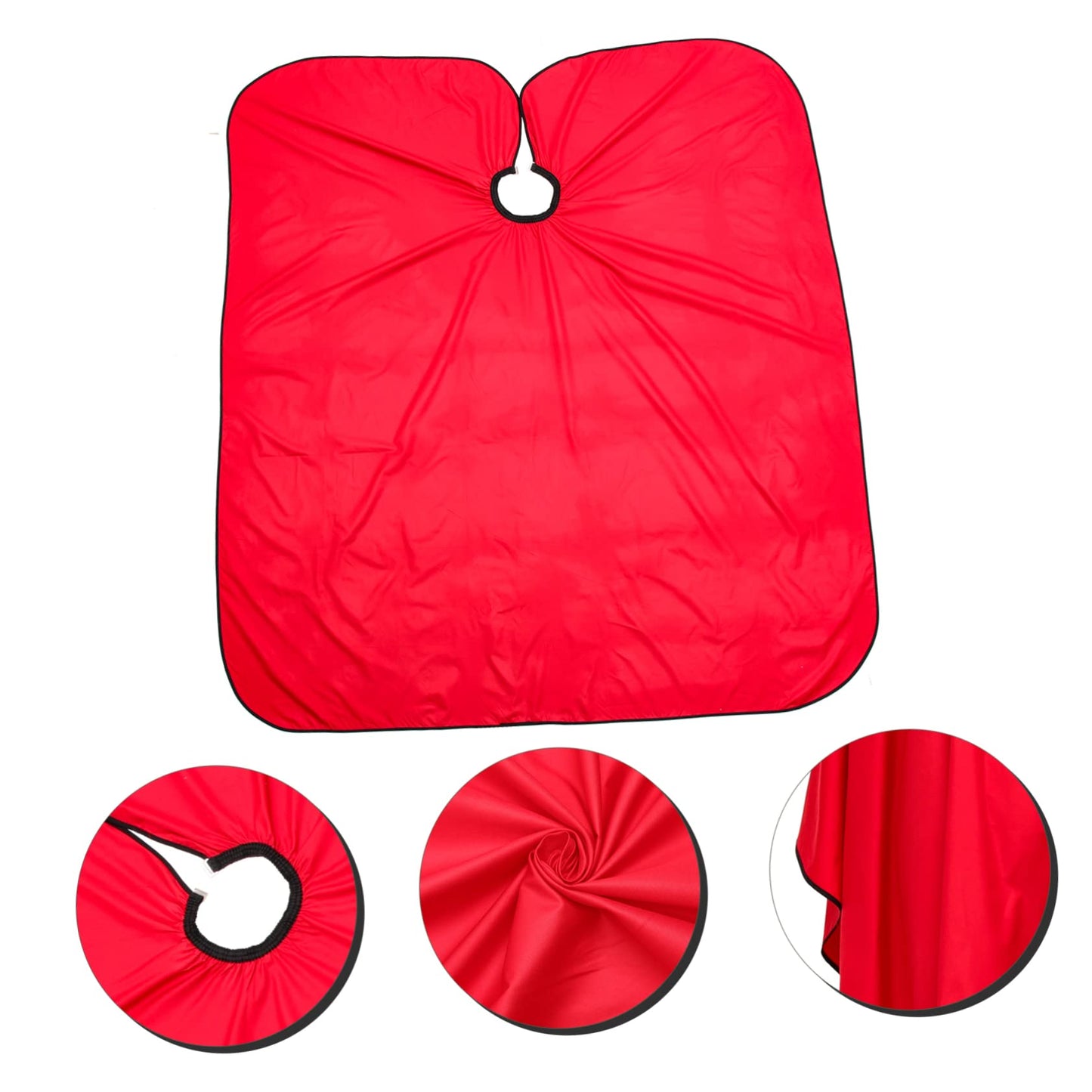 Classic Logo Barber Cape  - Red