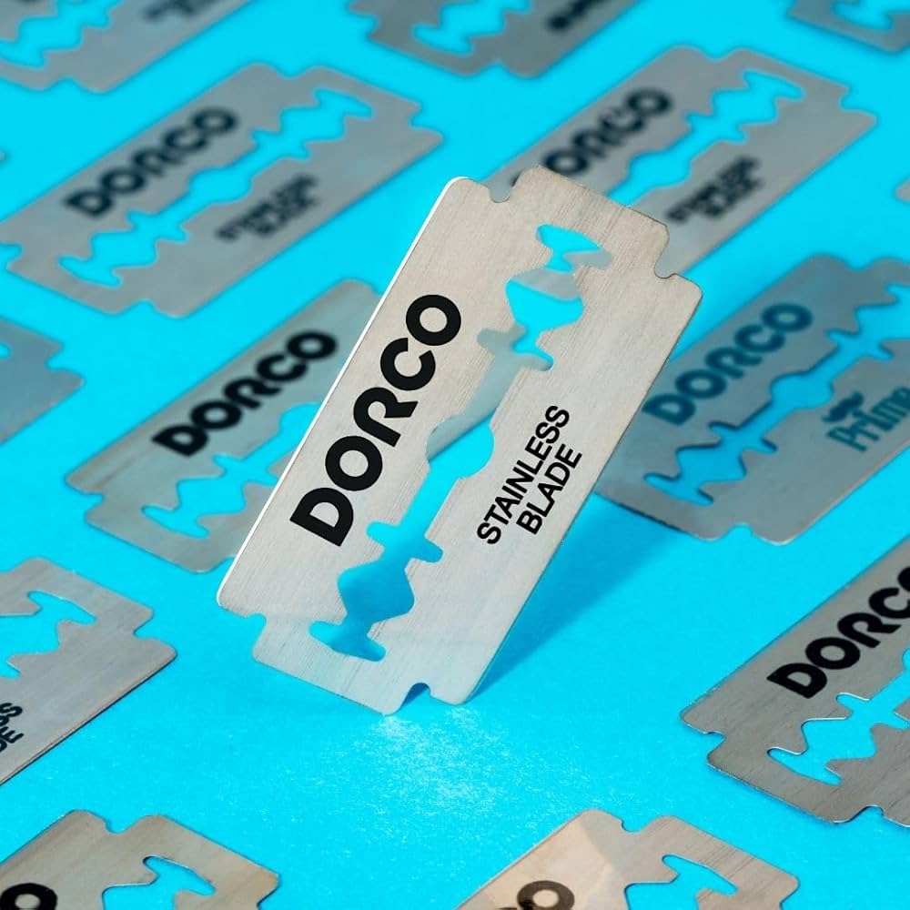 Dorco ST300 Platinum Extra Double Edge Razor Blade - 1000 ct