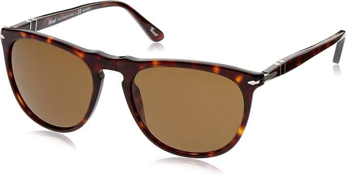 Persol PO3114S 24-57 - Havana-Brown Polarized by Persol for Men - 53-19-145 mm Sunglasses
