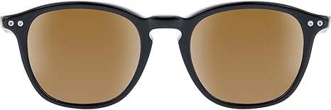 Mont Blanc MB599S 01M - Shiny Black-Brown Polarized by Mont Blanc for Men - 49-19-145 mm Sunglasses