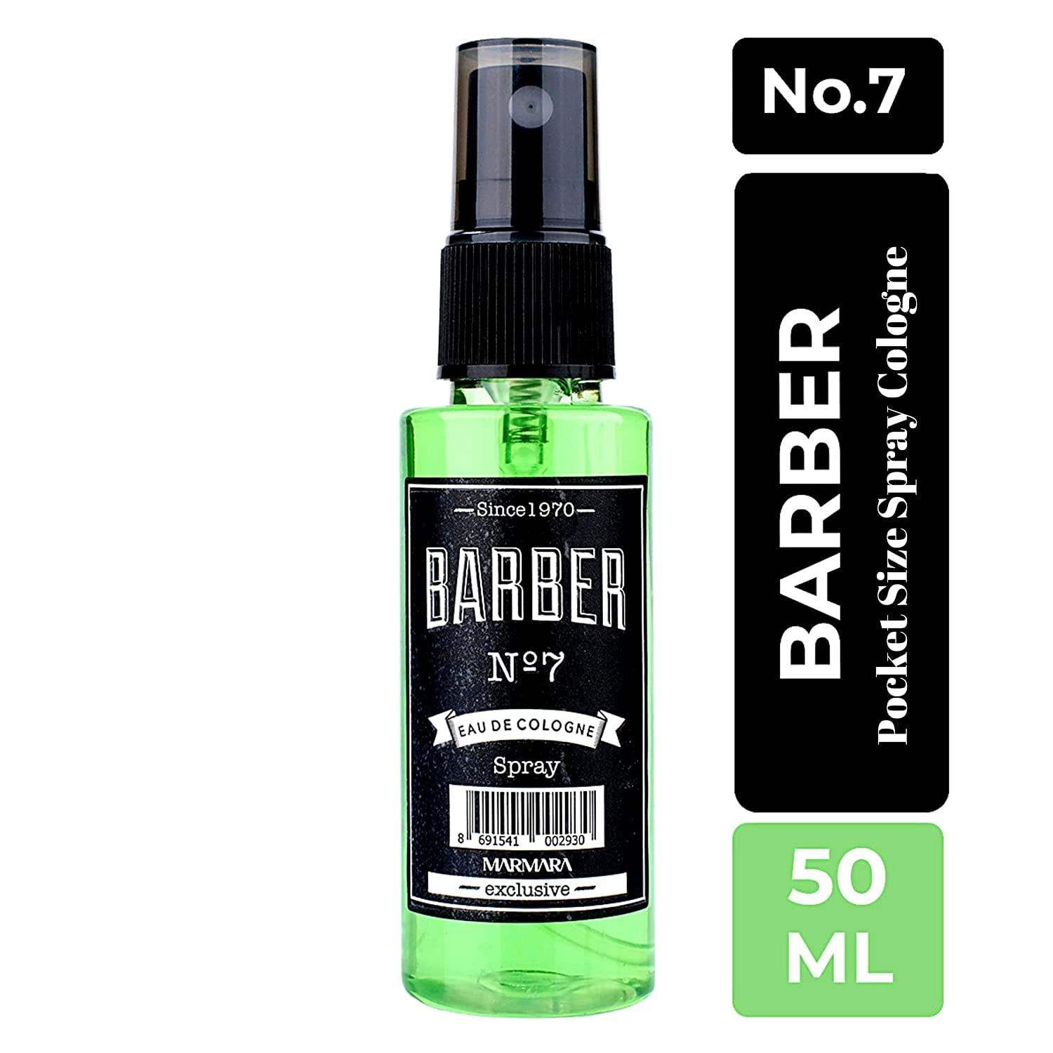 The Shave Factory Straight Edge Razor Kit (Black/Barber No7 Cologne 50ml / 100 Derby Professional Single Edge Razor Blades) - BarberSets