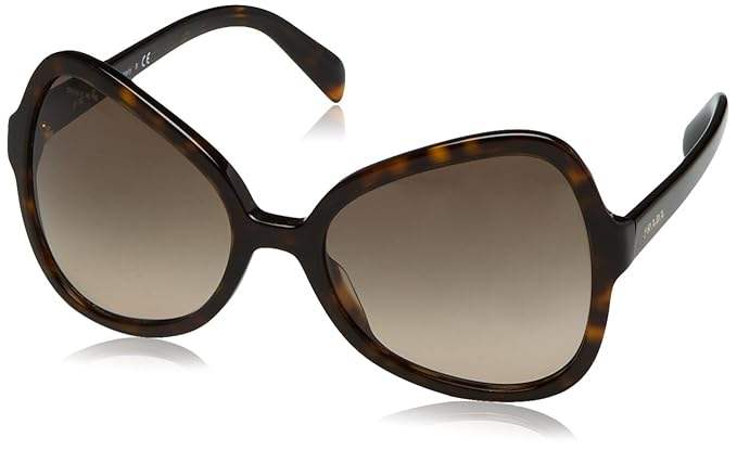 Prada SPR 05S 2AU-3D0 - Havana-Light Brown Gradient Light Grey by Prada for Women - 56-19-135 mm Sunglasses