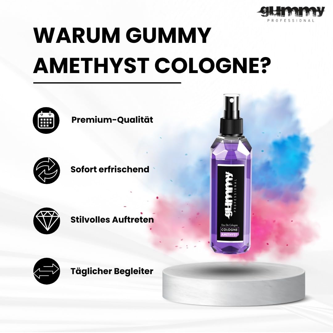 Gummy New Aftershave Cologne - 400 ml Amethyst