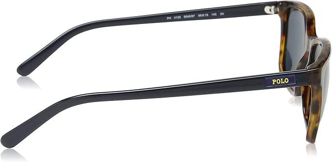 Polo Ralph Lauren PH 4103 5549-87 - Jerry Tortoise-Grey Blue by Ralph Lauren for Men - 56-19-145 mm Sunglasses