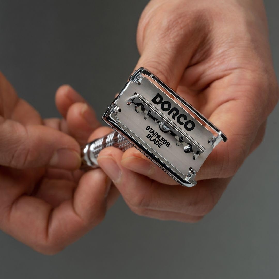 Dorco STP301 Prime Platinum Extra Double Edge Razor Blade - 1000 ct