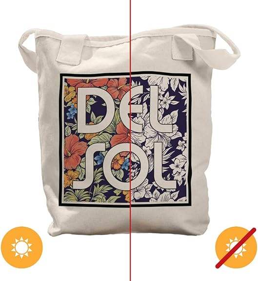Color-Changing Tote Bag - Floral Paradise by DelSol for Women - 1 Pc Bag