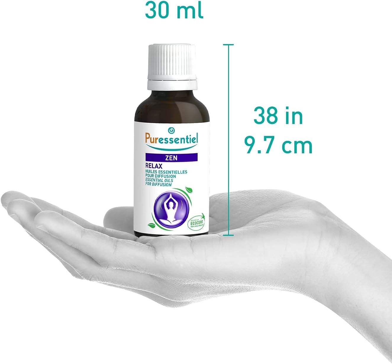 Diffusion Essential Oil - ZEN Relax Blend by Puressentiel for Unisex - 1.01 oz Oil