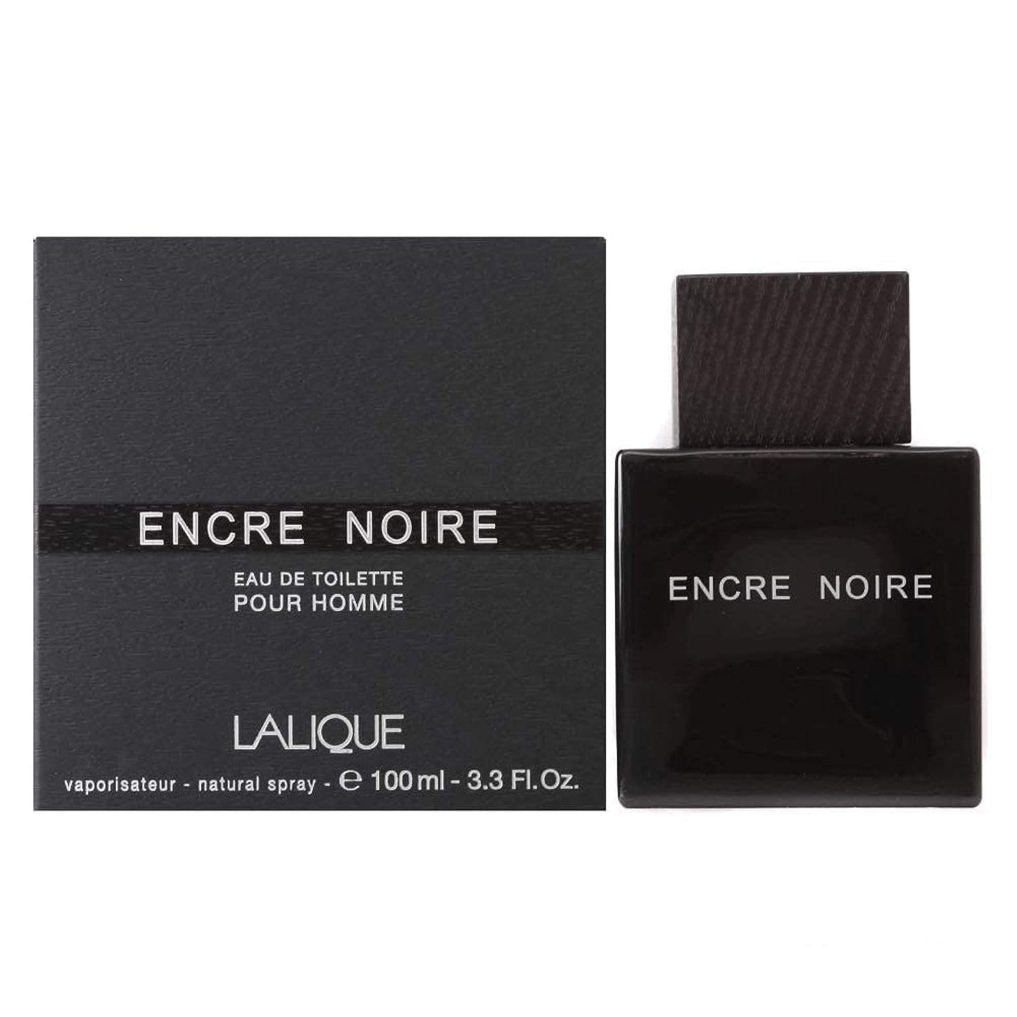 Encre Noire by Lalique for Men - 3.3 oz EDT Spray