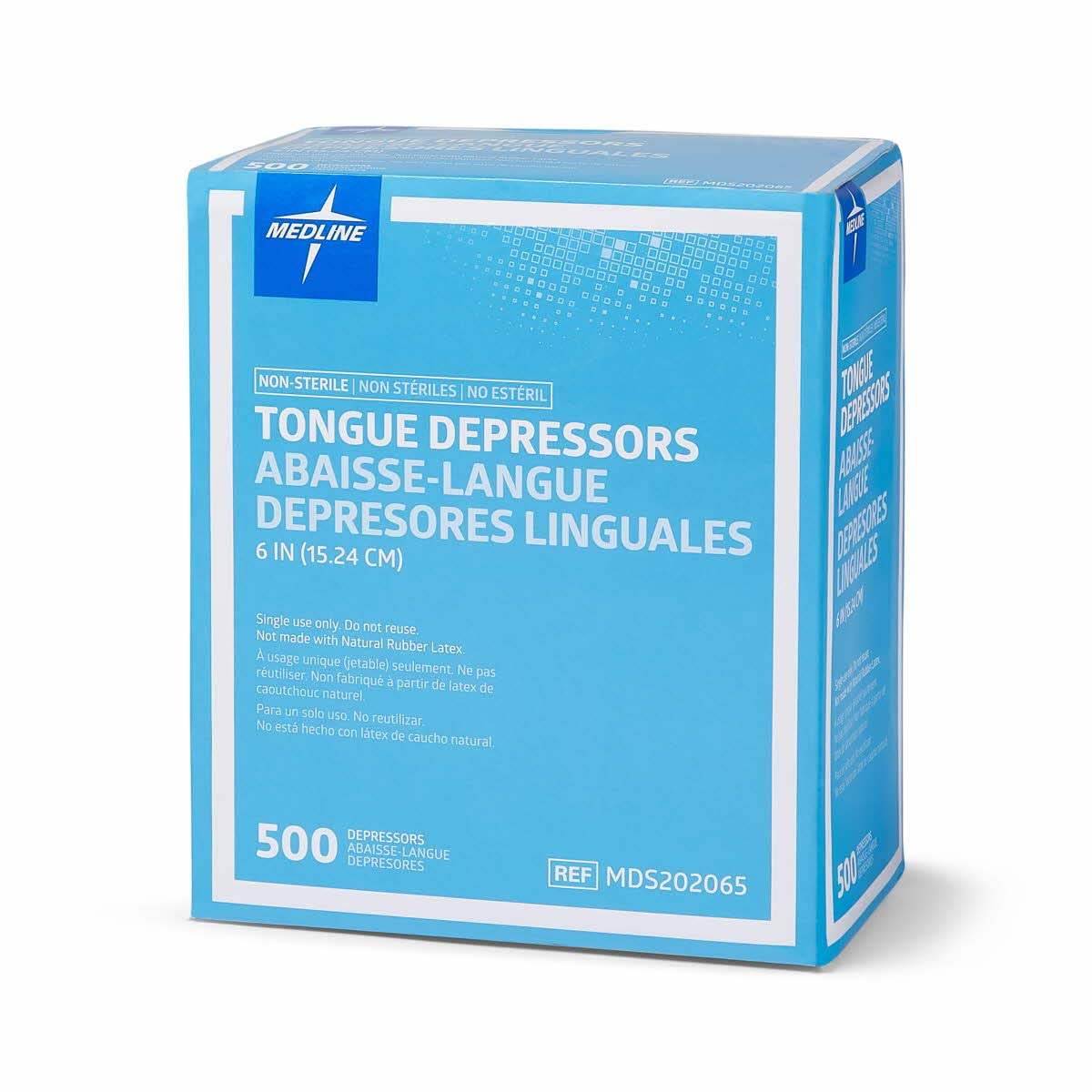 Tongue Depressors No-Sterile by Medline for Unisex - 500 Pc Depressors