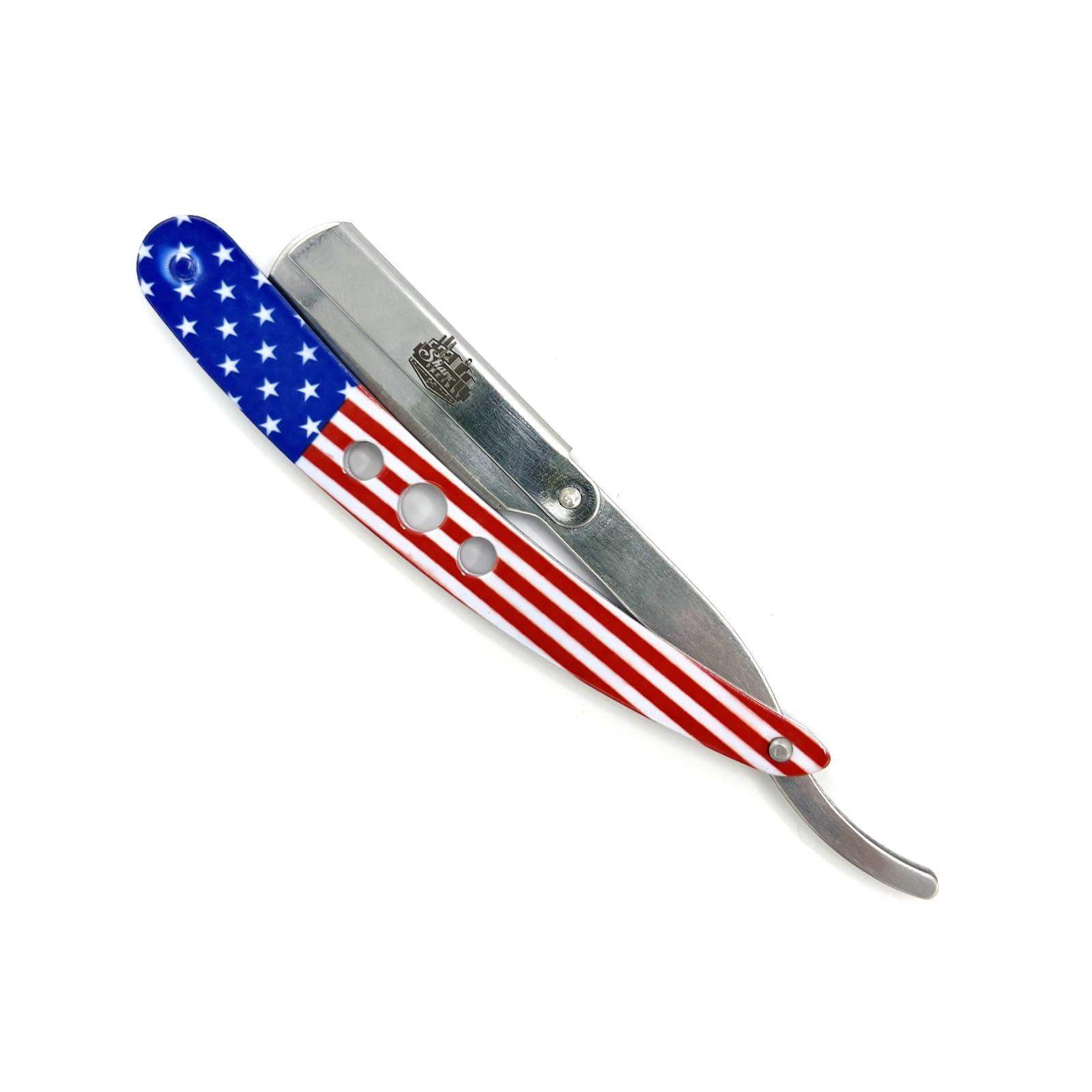 The Shave Factory Straight Edge Razor Kit (USA / 300 Derby Premium Single Edge Razor Blades) - BarberSets