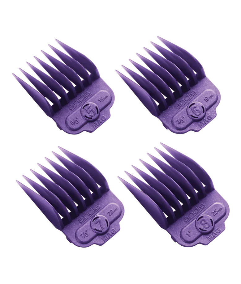 Andis Single Magnetic Comb Set - Large (4pcs)