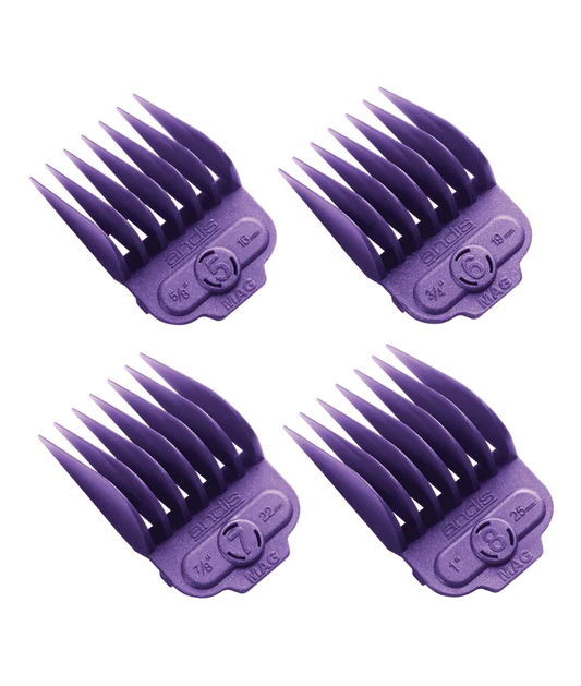 Andis Single Magnetic Comb Set - Large (4pcs)