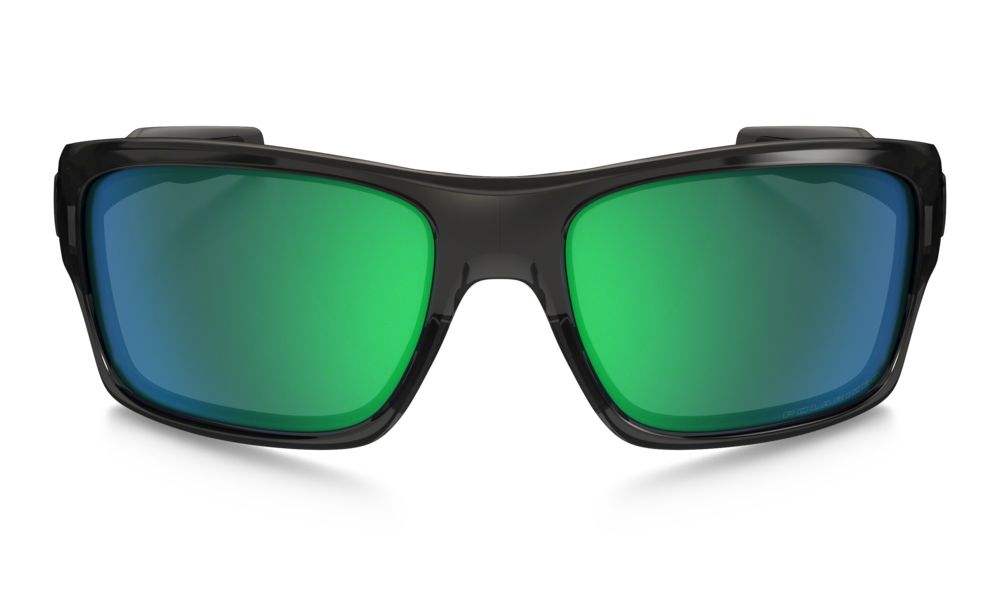 Oakley OO9263-09 Turbine - Grey Smoke-Jade Iridium Polarized by Oakley for Men - 65-17-132 mm Sunglasses