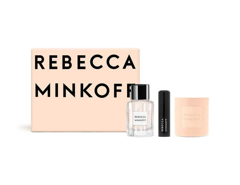 Rebecca Minkoff Fall by Rebecca Minkoff for Women - 3 Pc Gift Set 3.4oz EDP Spray, 14ml EDP Spray, 6.3oz Candle