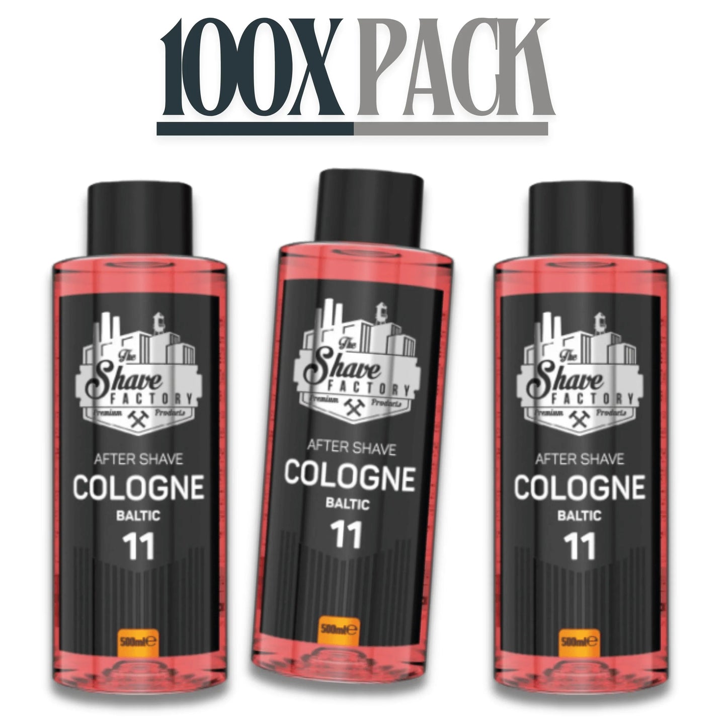 The Shave Factory After Shave Cologne 11 Baltic 500ml / 16.9 oz Multipack