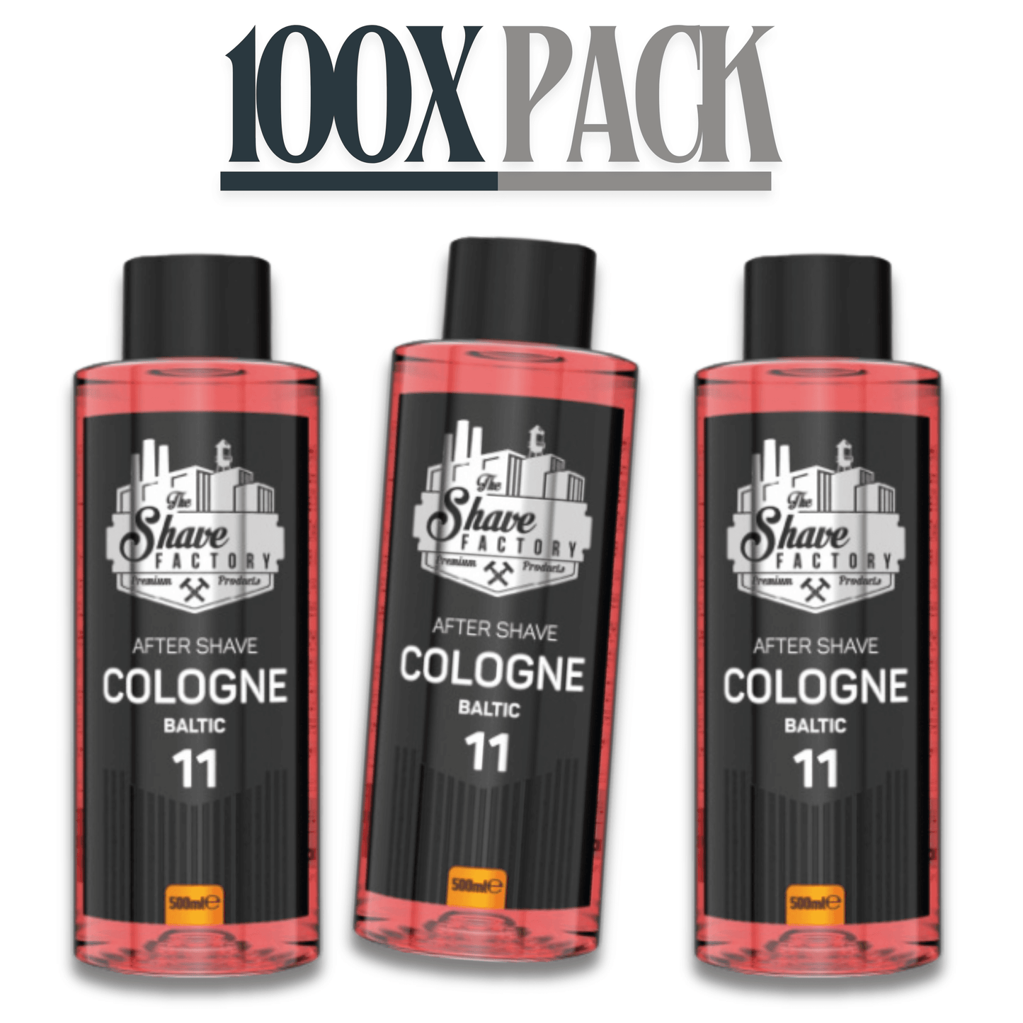 The Shave Factory After Shave Cologne 11 Baltic 16.9 oz Multipack