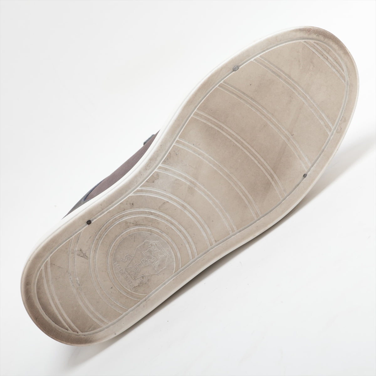 Brunello Cucinelli Leather Suede Sneaker Brown x Gray