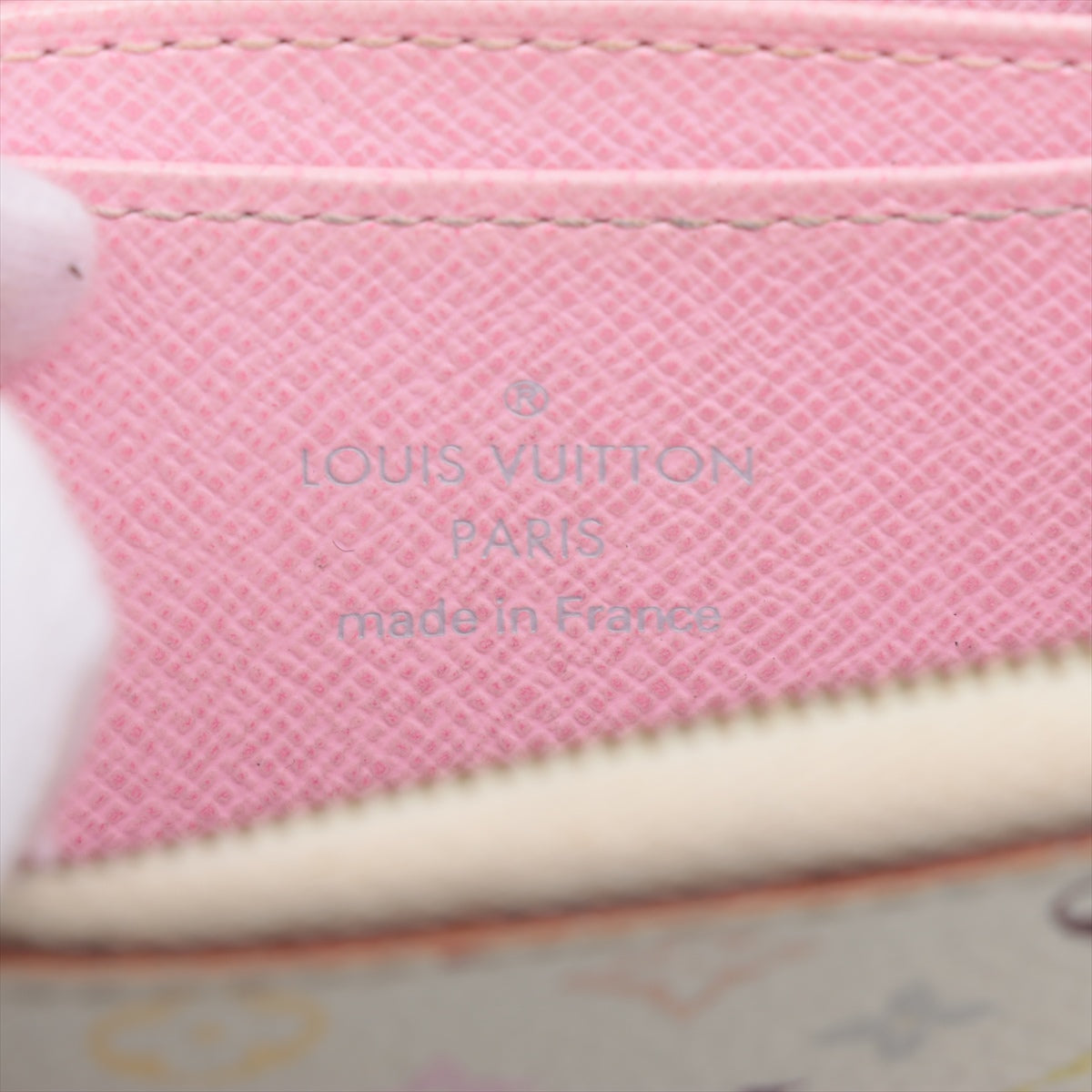 Louis Vuitton Multicolor Zippy Coin Purse White