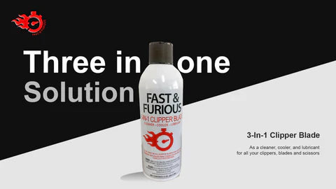 Fast & Furious 3-in-1 Clipper Blade Spray - Multipack