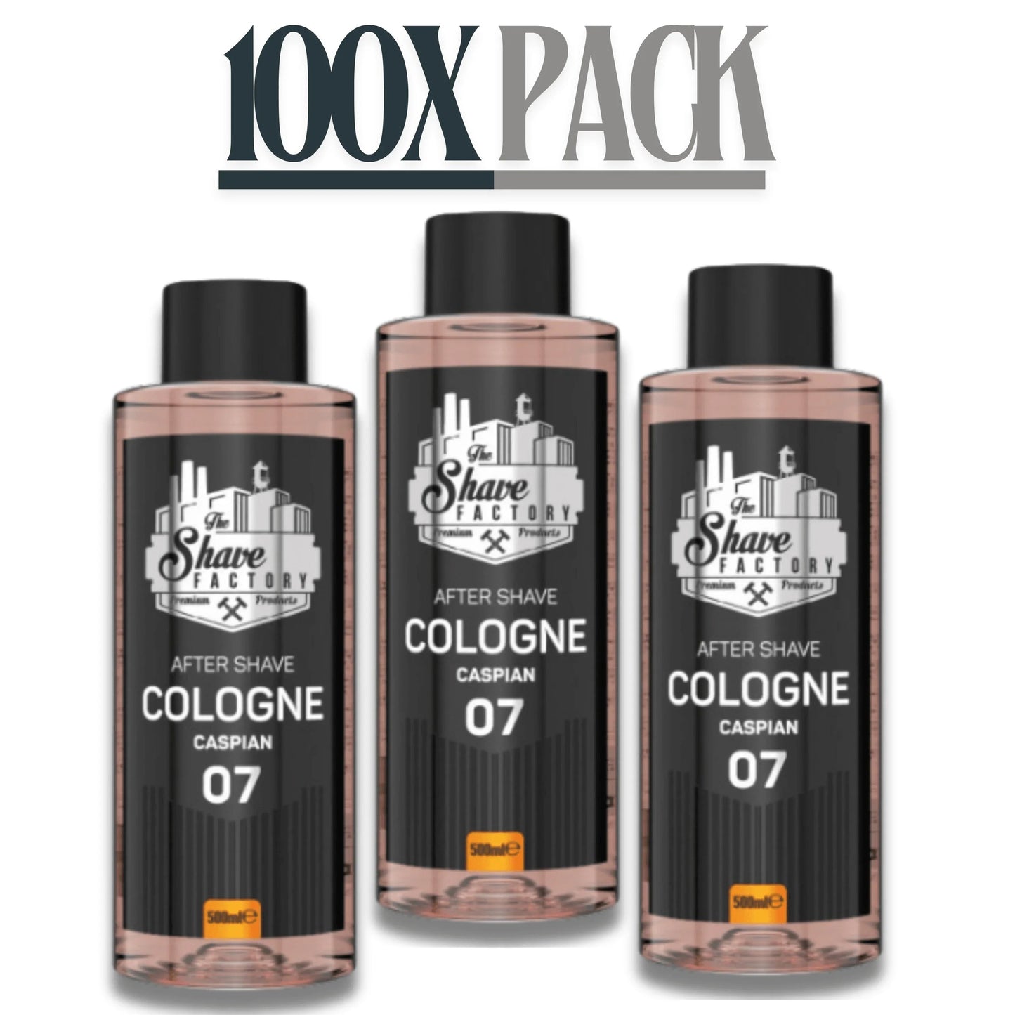 The Shave Factory After Shave Cologne 07 Caspian 500ml / 16.9 oz Multipack