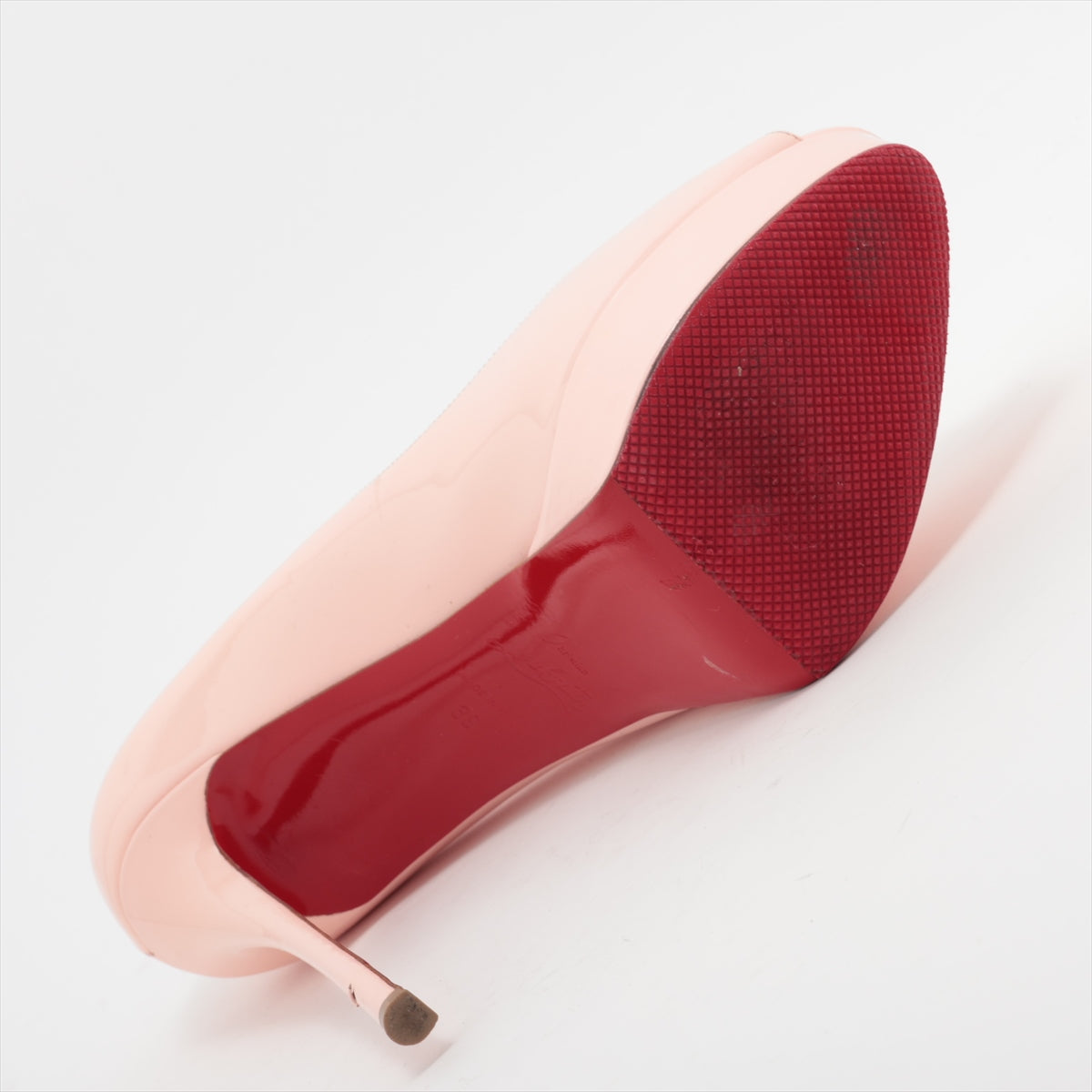 Christian Louboutin Leather Open-toe Pump Baby Pink