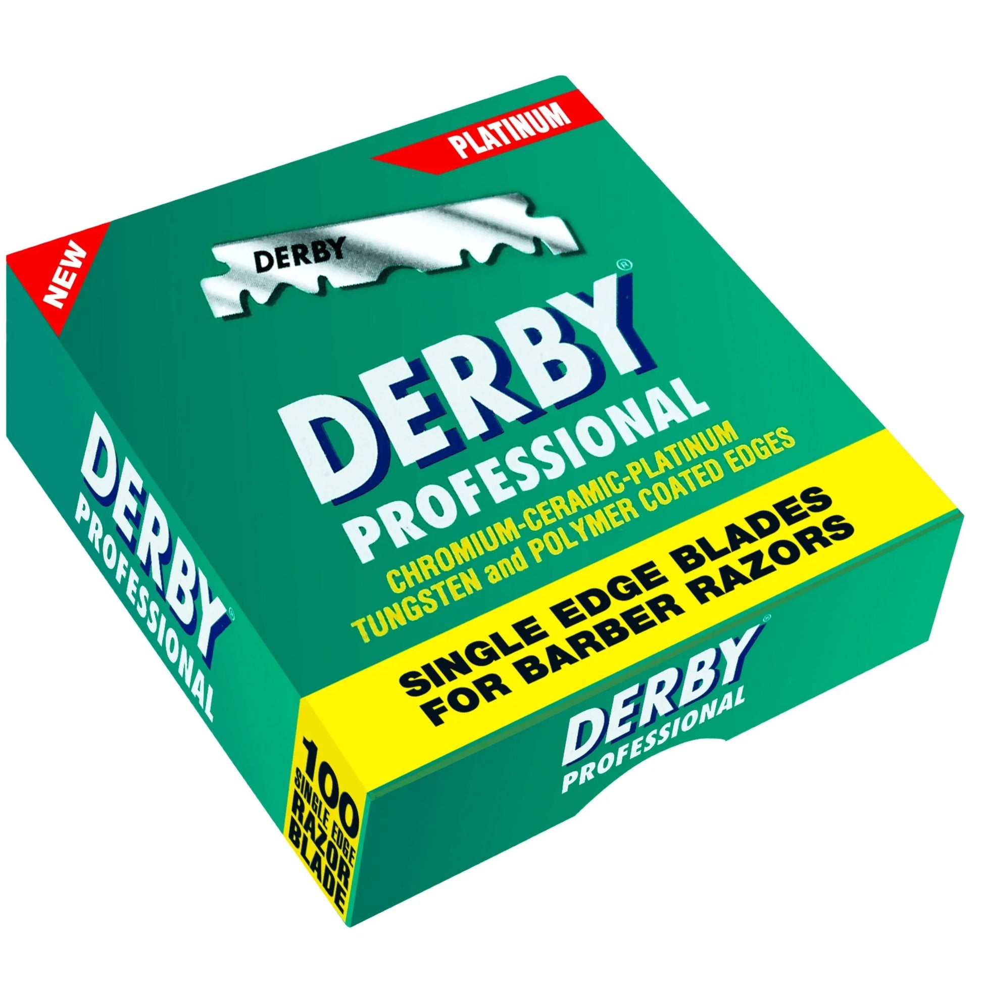 Derby Prof Single Edge Razor Blades 100ct - BarberSets