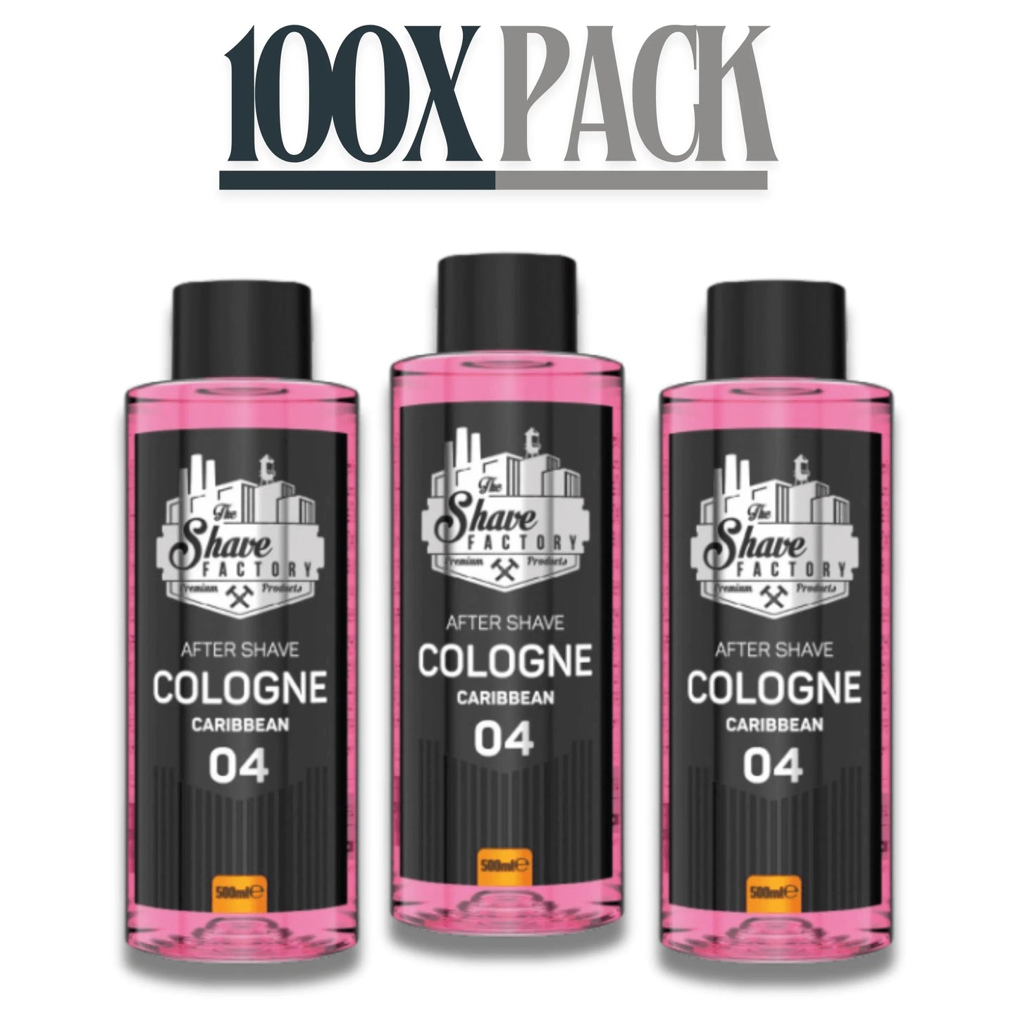 The Shave Factory After Shave Cologne 04 Caribbean 16.9 oz - 500 ml Multipack