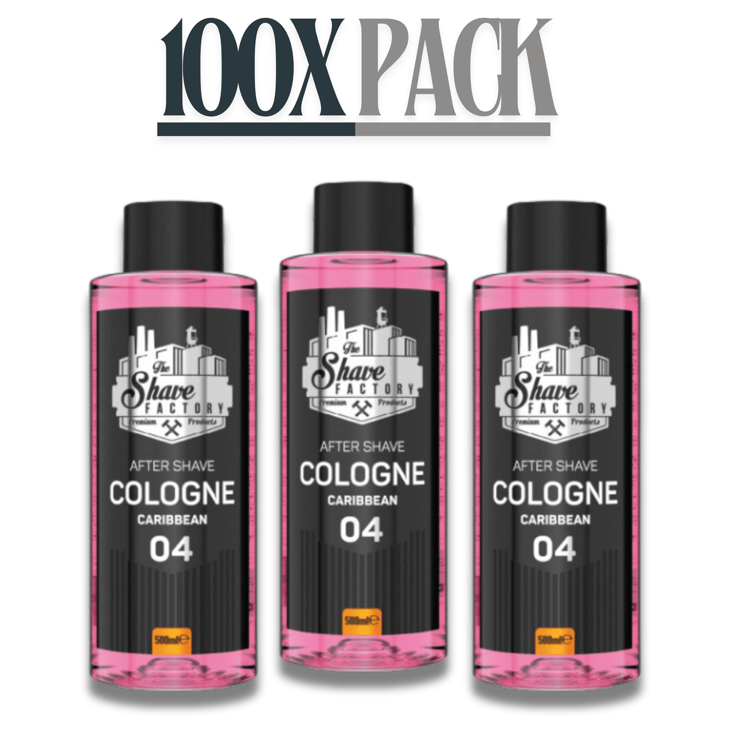 The Shave Factory After Shave Cologne 04 Caribbean 16.9 oz - 500 ml Multipack