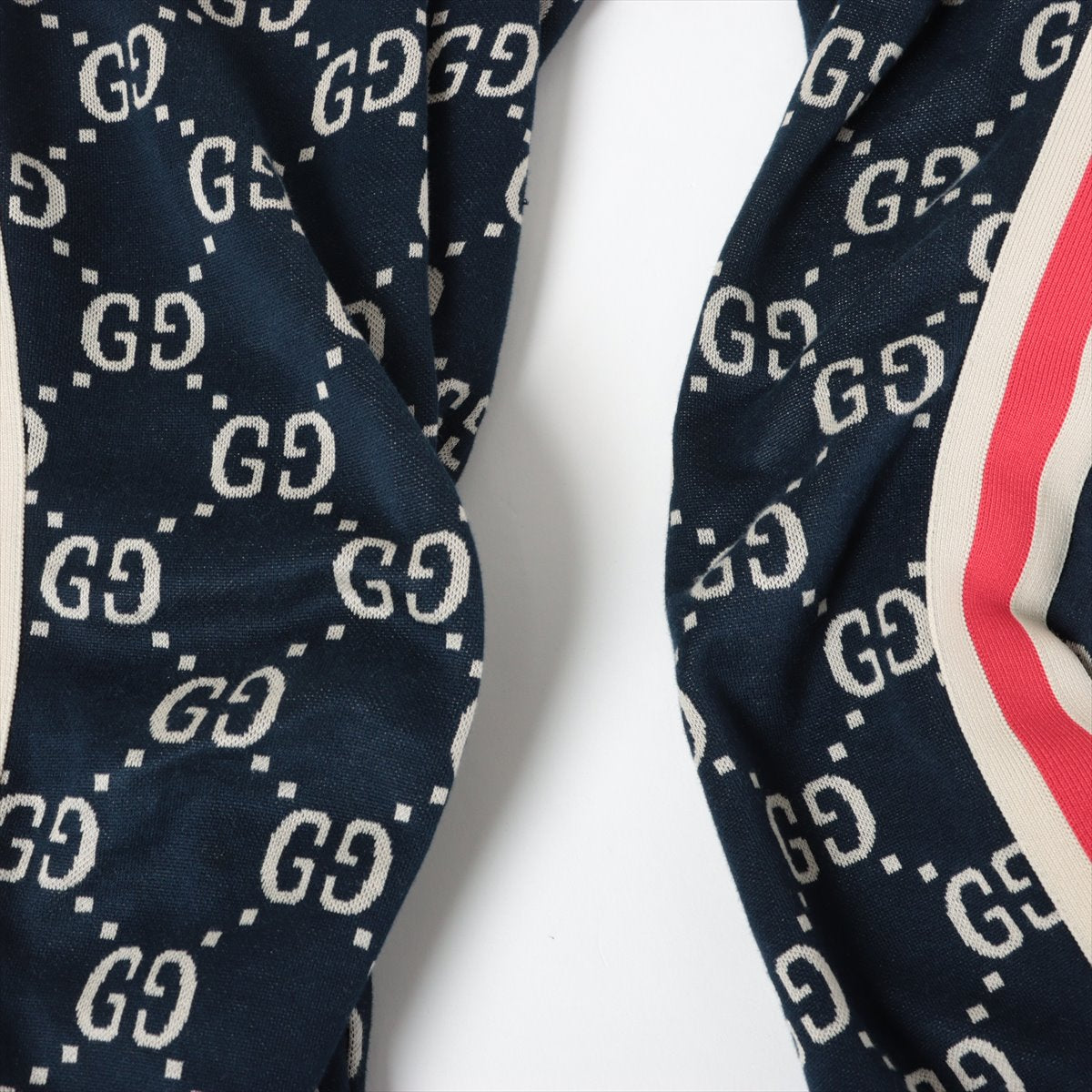 Gucci GG Jacquard Jogging Track Pants Navy Blue