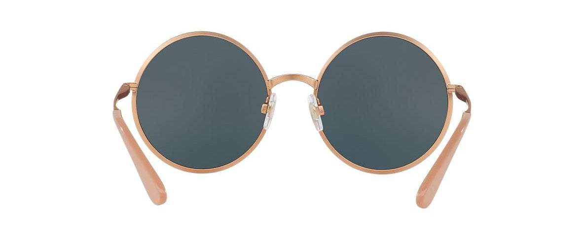 Dolce and Gabbana DG 2155 1294-5R - Matte Pink Gold-Dark Grey Pink by Dolce and Gabbana for Women - 56-20-140 mm Sunglasses